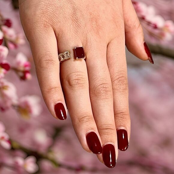 Natural Ruby Sapphire Ring 6.5 14k W Gold 3.64 TCW Certified $4,950 310635 - Picture 11 of 16